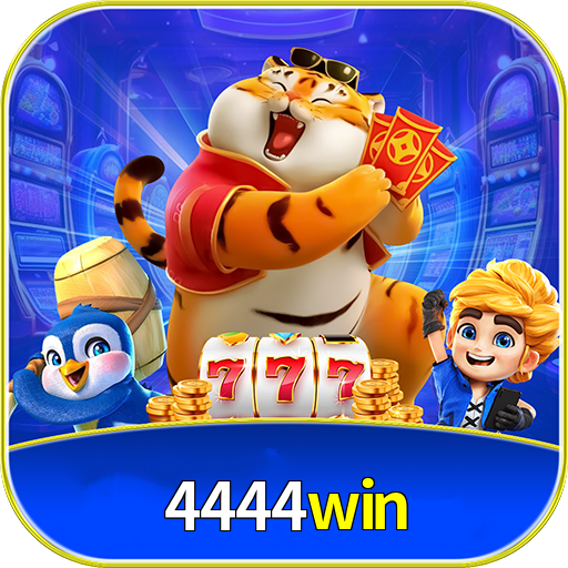 Imagem promocional da 4444win mostrando a plataforma e suas vantagens